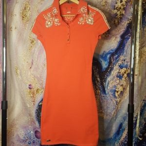 Jewel Embellished 💎💎💎 collared bodycon dress